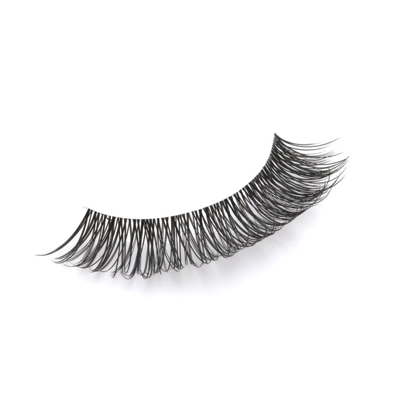 Invisible band cashmere flat lashes