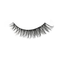 Invisible superfine band short natural lashes strip