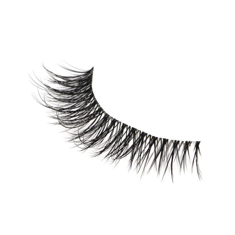 Invisible superfine band wispy strip lashes