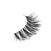 wispy fluffy lashes human hair effect