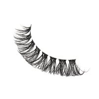 Clear band DD curl natural wispy lashes strip