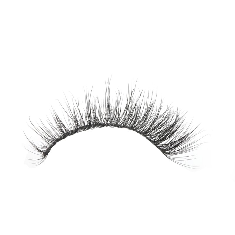faux mink Clear band fluffy lashes