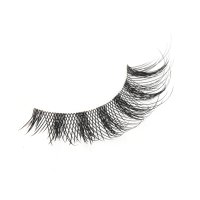 Clear band wispy spike eyelashes