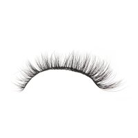mink effect short cat eye style strip eyelashes