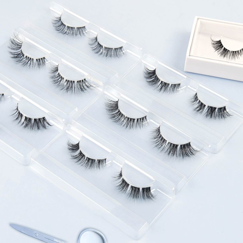 fluffy pre cut diy lashes