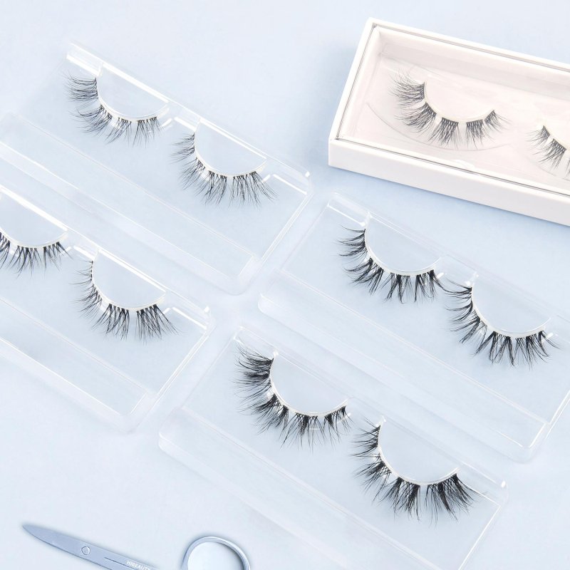 wispy faux mink diy lashes