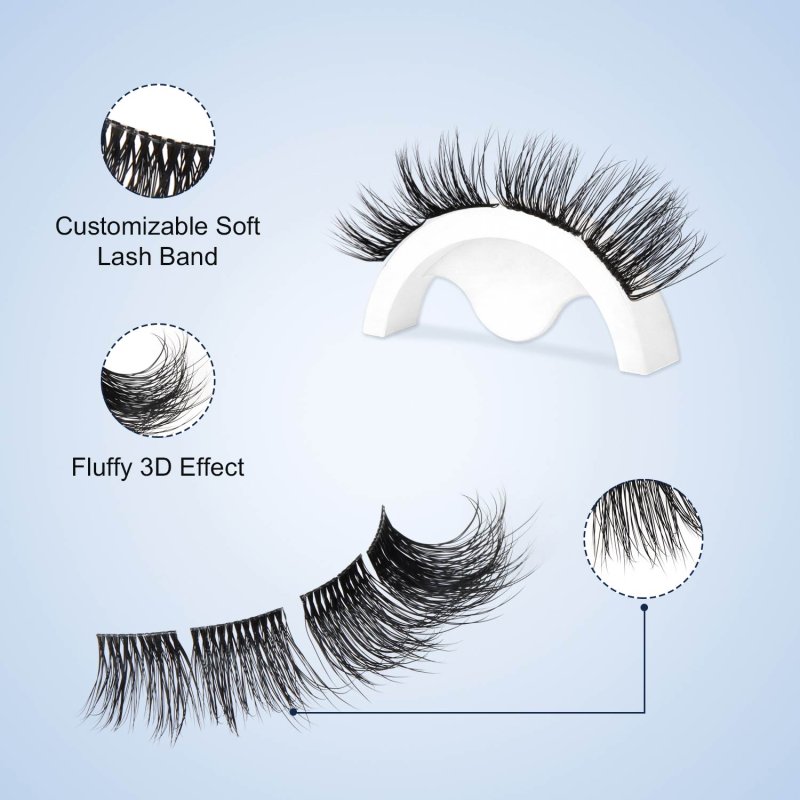faux mink volume diy lashes