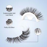 fluffy faux mink segment lashes