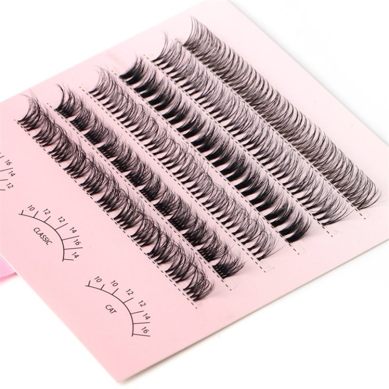 faux mink natural lash clusters