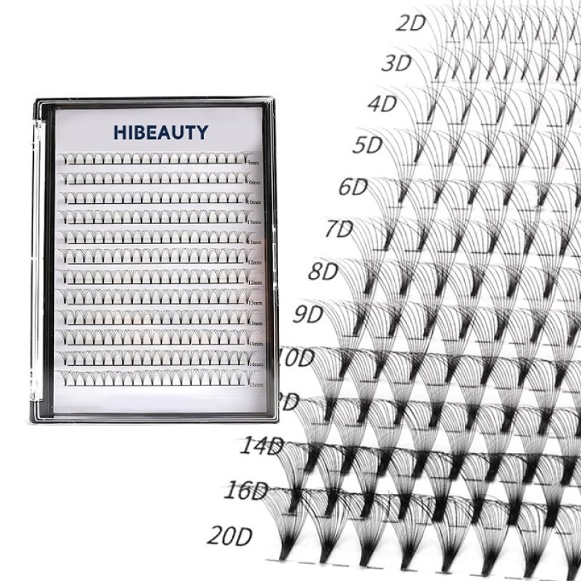 Short stem premade fans