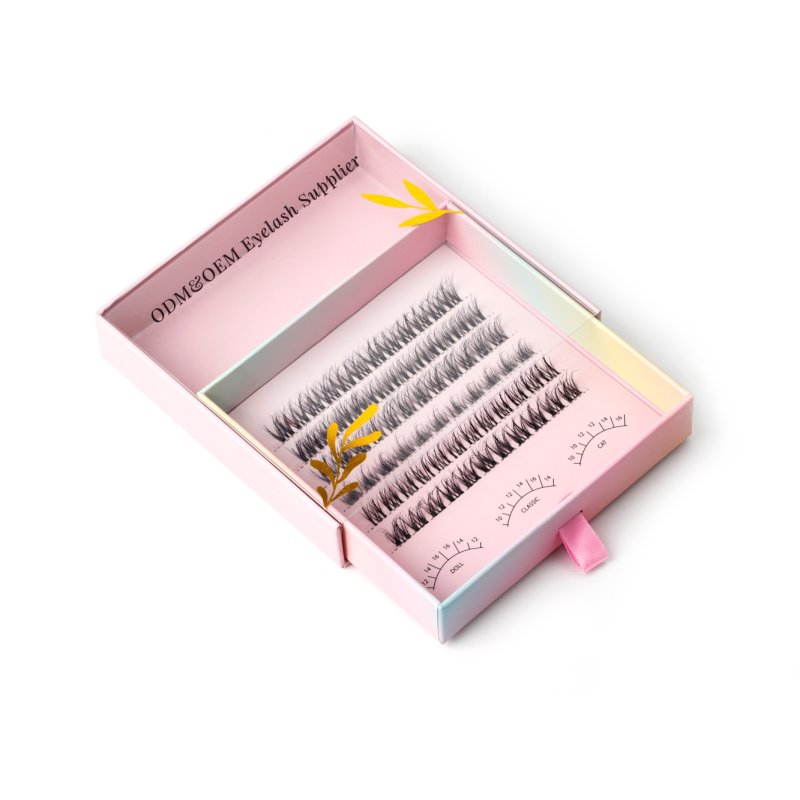 wispy faux mink cluster lashes