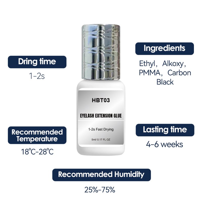 Wholesale 1-2s All-Climate Lash adhesive for High Humidity