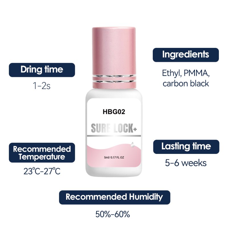 1-2s waterproof lash adhesive wholesale