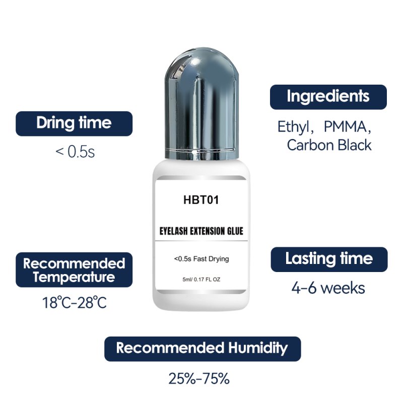 0.5s All-Climate Lash adhesive Wholesale-Formaldehyde Free