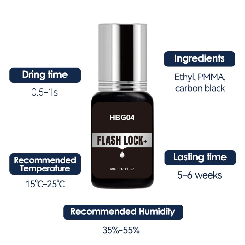 0.5-1s latex free lash adhesive wholesale