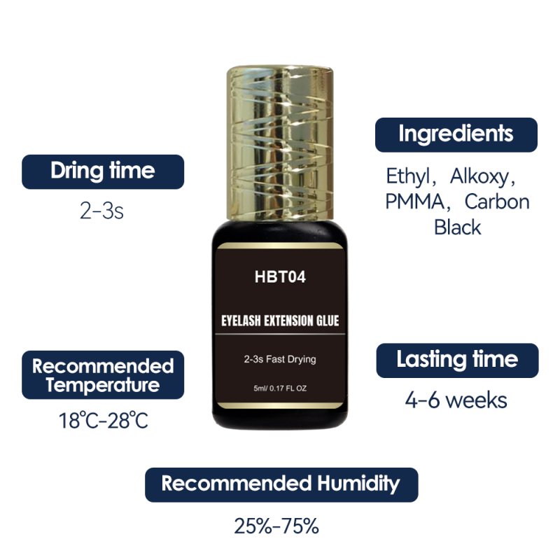 Wholesale 2-3s lash extension adhesive for beginner