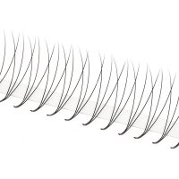 3D premade wide fans C curl