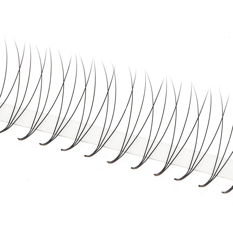 3D premade wide fans C curl