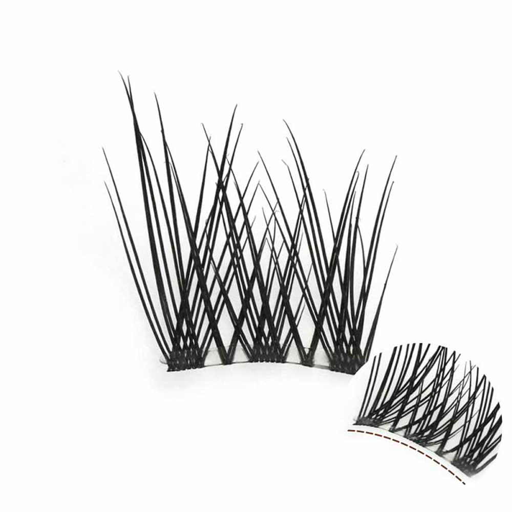Curved band lash clusters Curved band lash clusters